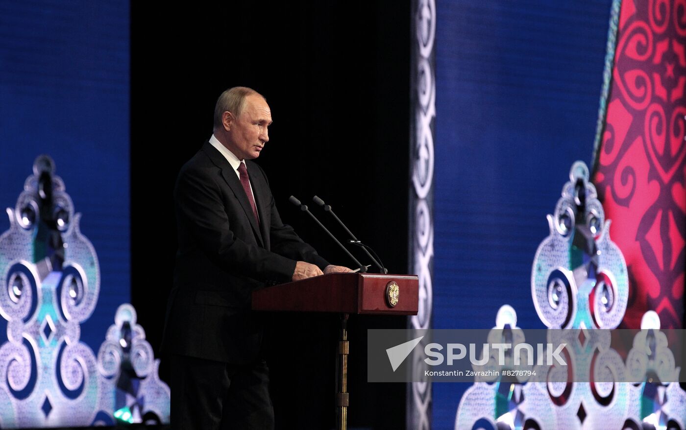 Russia Putin North Caucasian Republics Anniversary