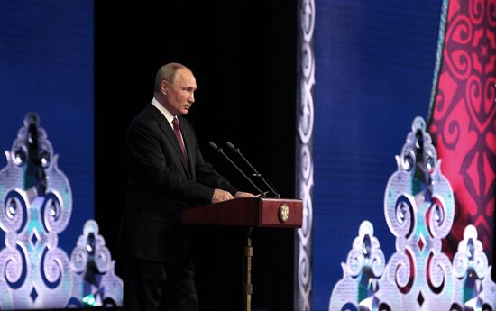 Russia Putin North Caucasian Republics Anniversary