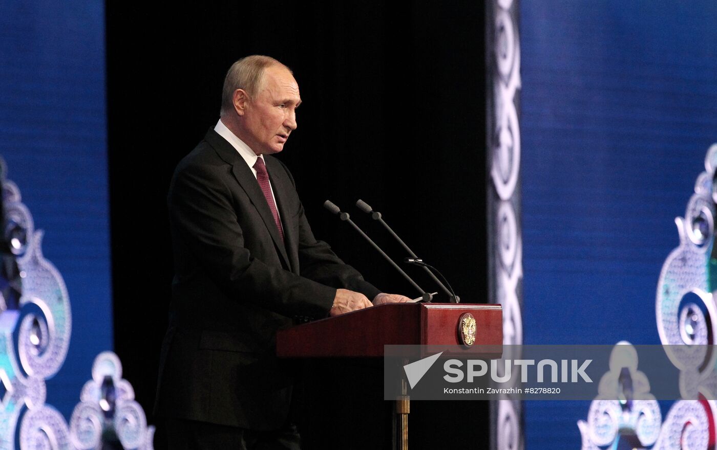 Russia Putin North Caucasian Republics Anniversary