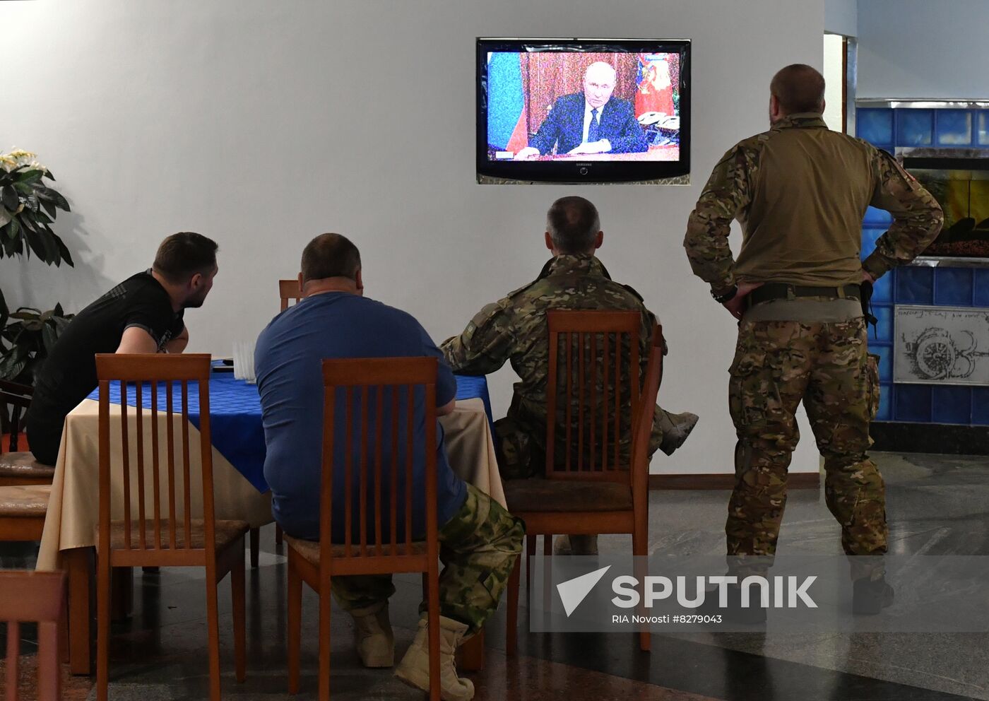 Russia Putin Address Broadcast