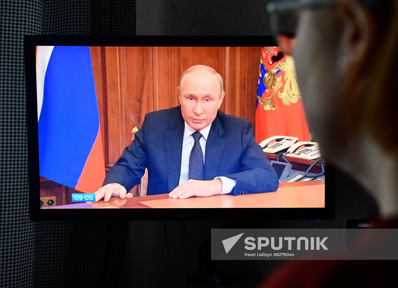 Russia Putin Address Broadcast