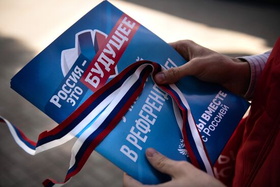 LPR Ukraine Russia Joining Referendum Preparations