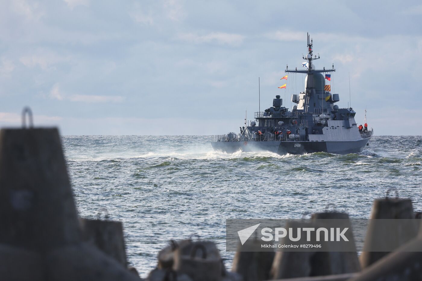 Russia Navy Baltic Fleet Drills