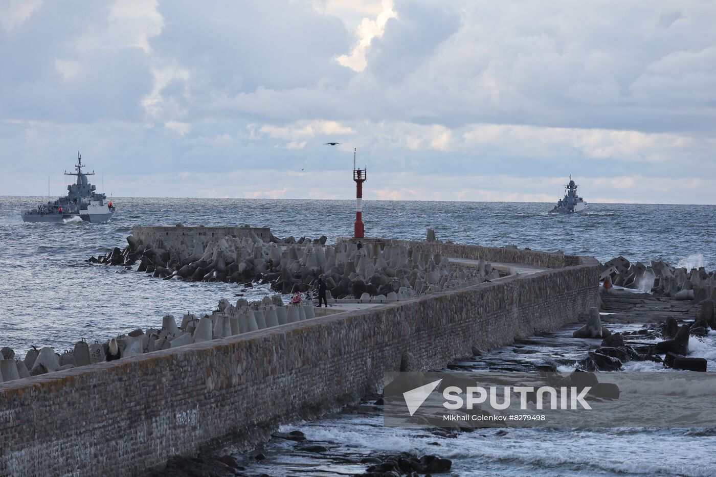 Russia Navy Baltic Fleet Drills