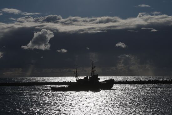 Russia Navy Baltic Fleet Drills