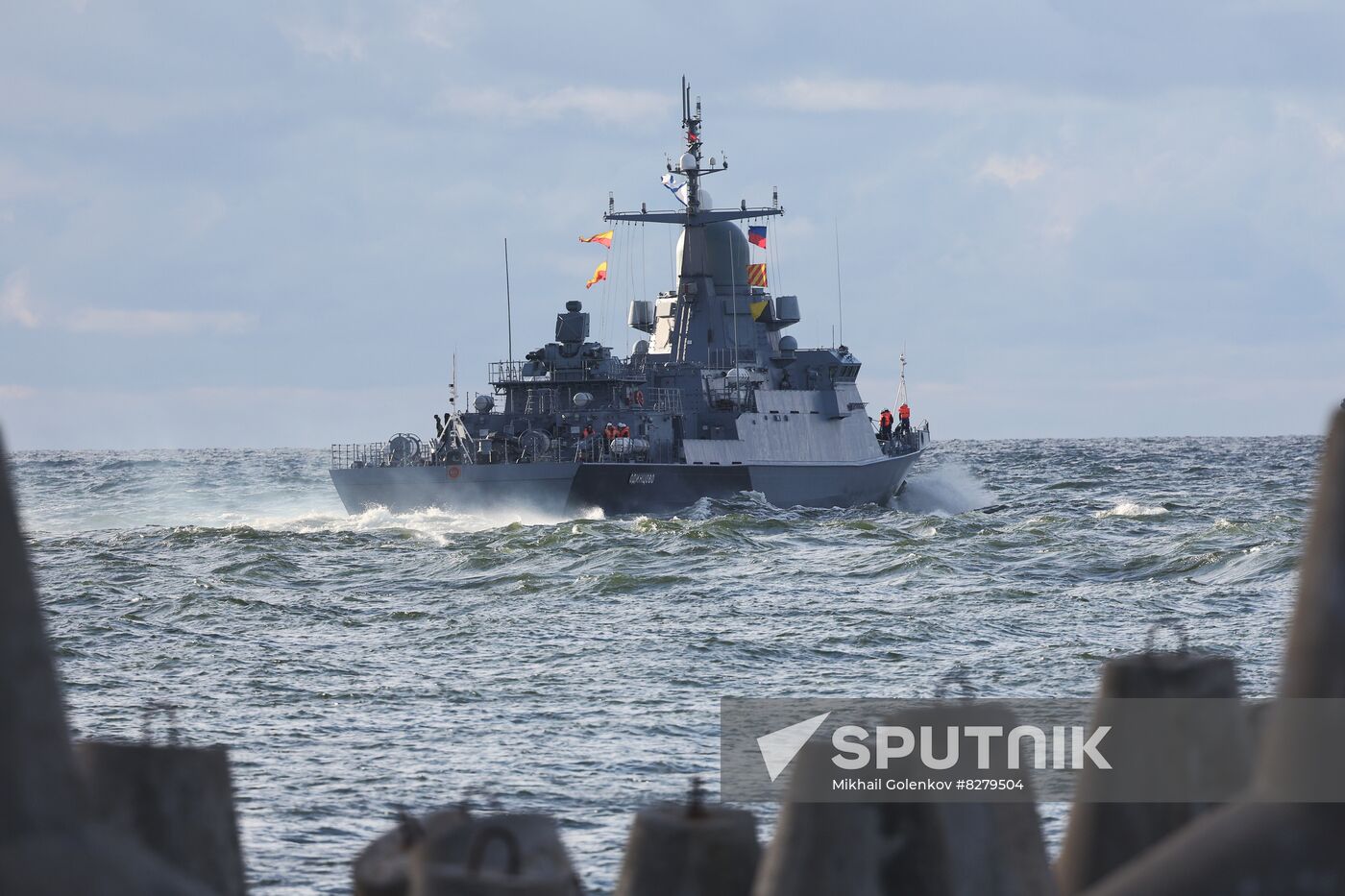 Russia Navy Baltic Fleet Drills
