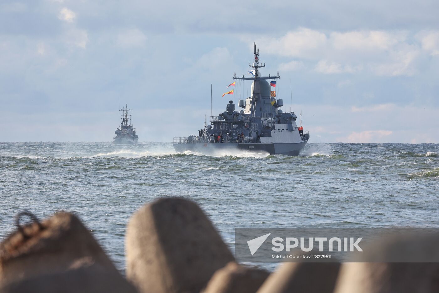 Russia Navy Baltic Fleet Drills