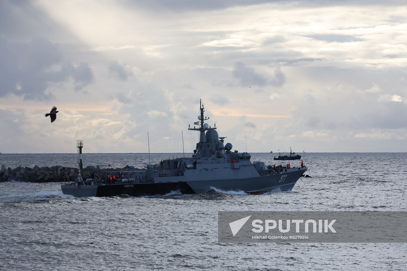Russia Navy Baltic Fleet Drills