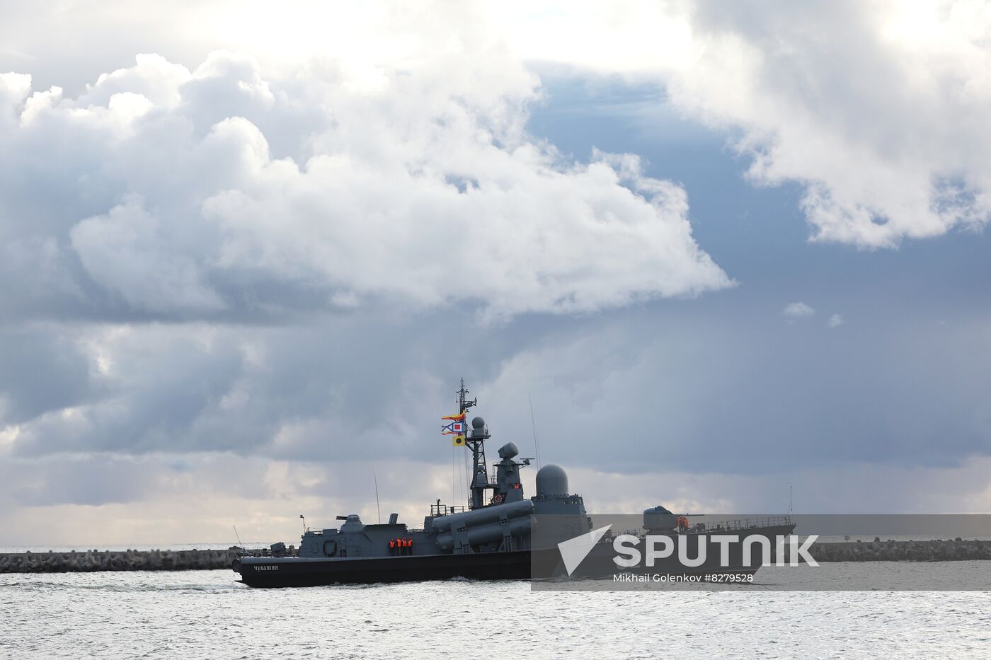 Russia Navy Baltic Fleet Drills