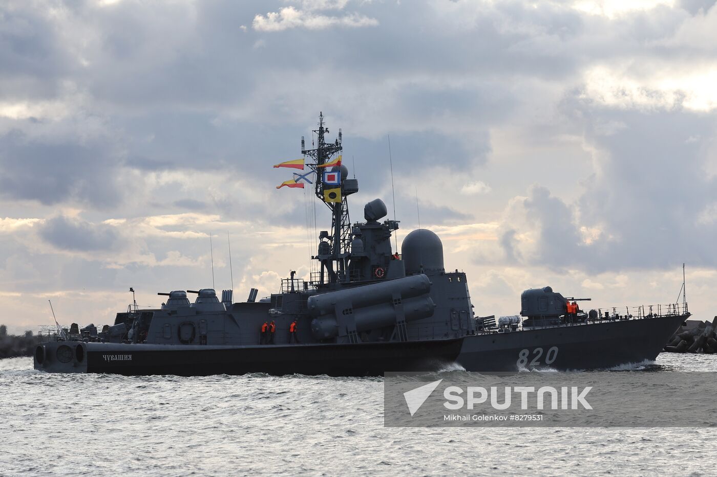 Russia Navy Baltic Fleet Drills