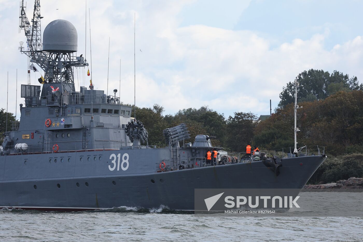Russia Navy Baltic Fleet Drills