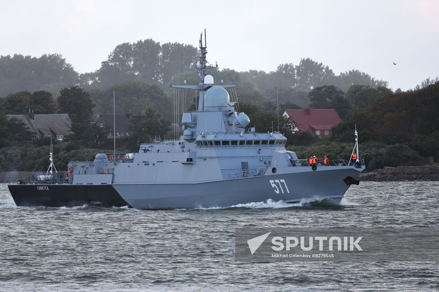 Russia Navy Baltic Fleet Drills