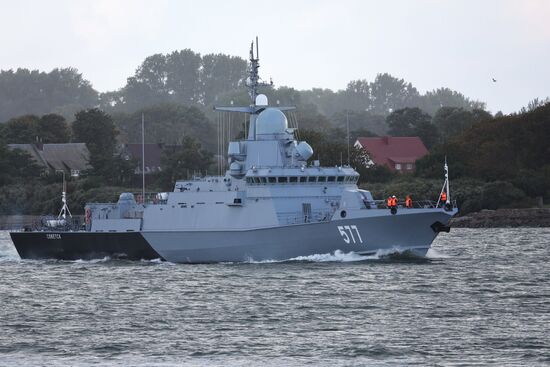 Russia Navy Baltic Fleet Drills