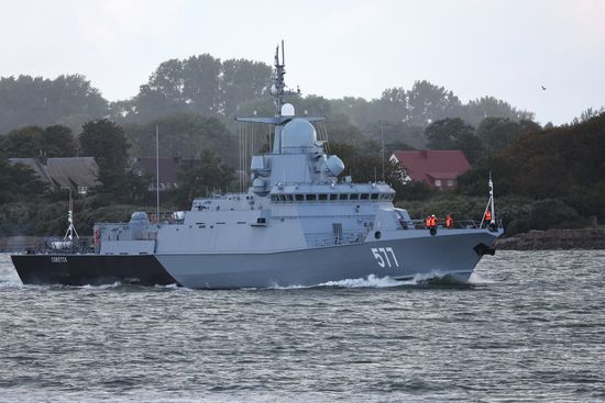 Russia Navy Baltic Fleet Drills