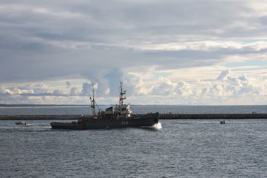 Russia Navy Baltic Fleet Drills