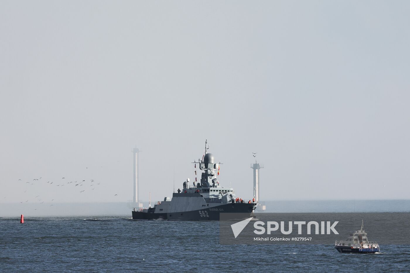 Russia Navy Baltic Fleet Drills