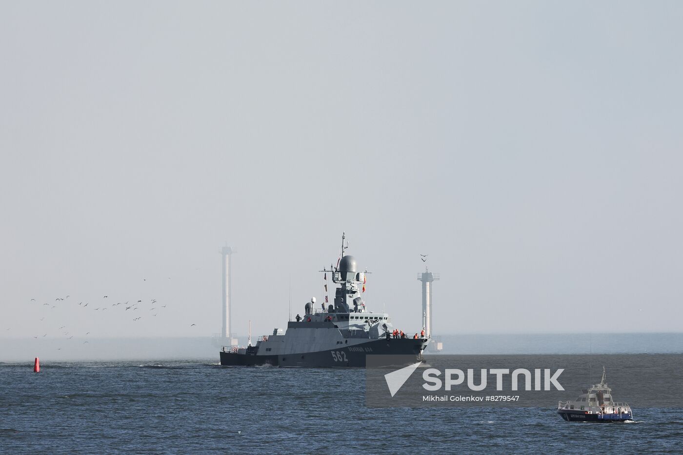 Russia Navy Baltic Fleet Drills