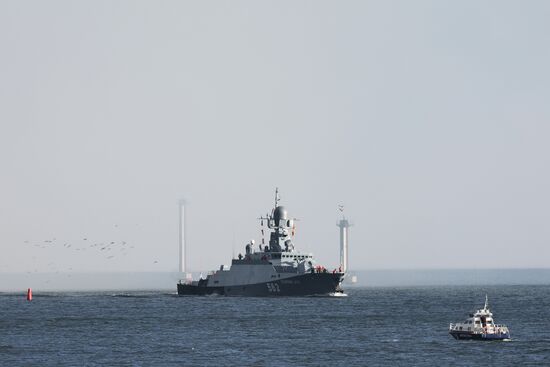 Russia Navy Baltic Fleet Drills