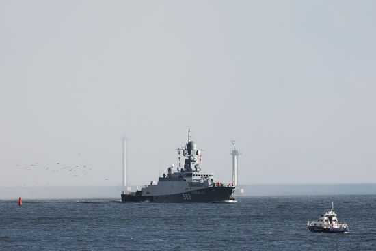 Russia Navy Baltic Fleet Drills