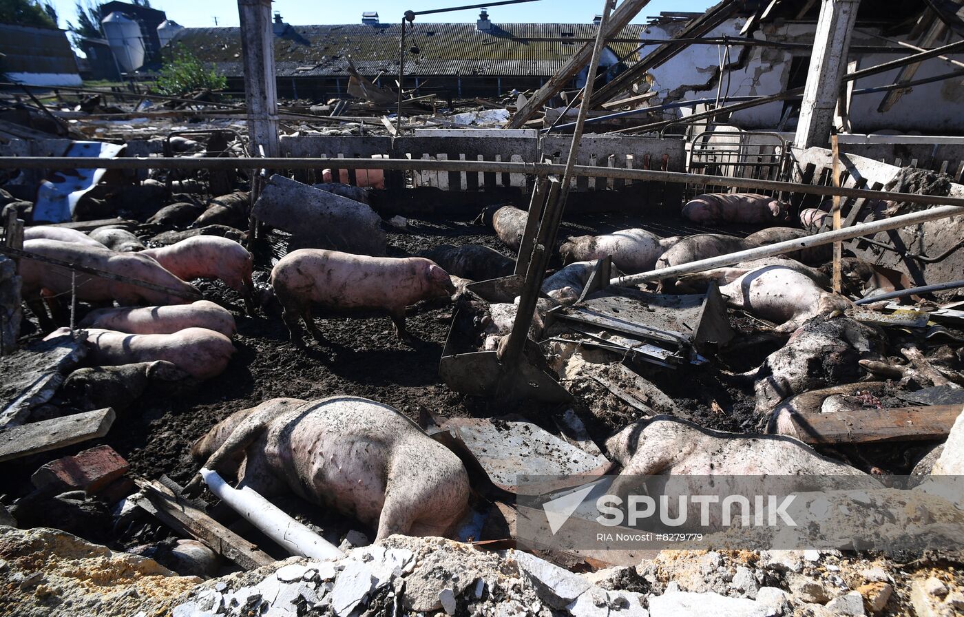 Ukraine Russia Military Operation Shelling