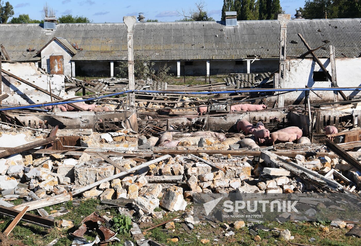 Ukraine Russia Military Operation Shelling