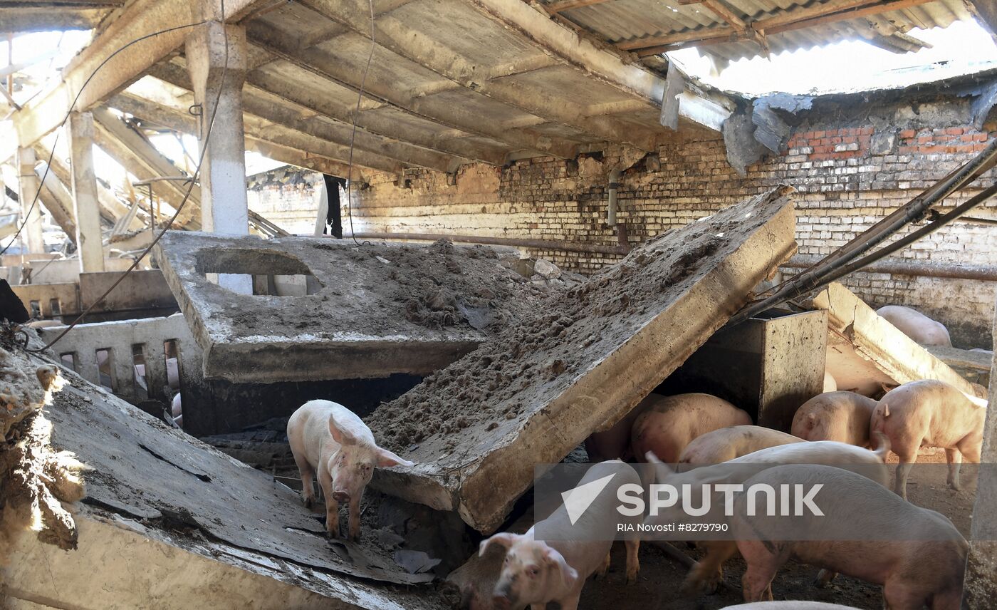Ukraine Russia Military Operation Shelling