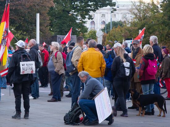 Austria NATO Neutrality Rally