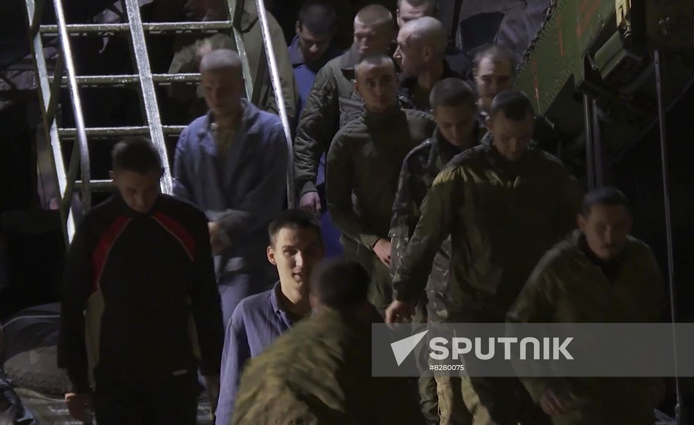 Russia Ukraine Military Operation POW Exchange