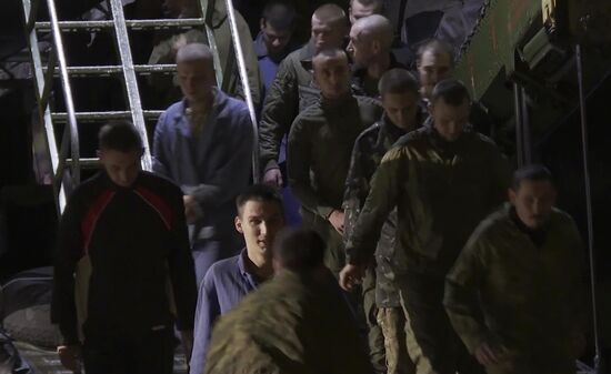 Russia Ukraine Military Operation POW Exchange