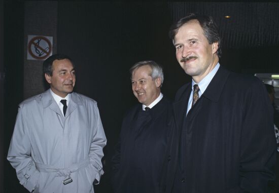 Delegation of Foreign Ministry of Finland visits Soviet Union Jaakko Blomberg