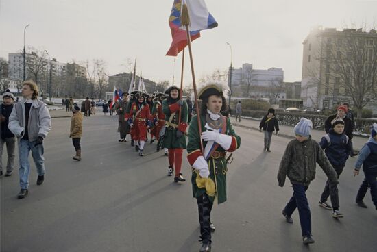Celebrating 270th anniversary of Russian Empire in Moscow
