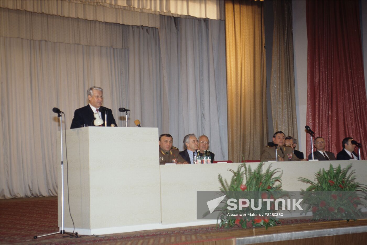 President of RSFSR Boris Yeltsin visits Federal Republic of Germany