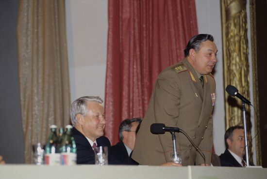President of RSFSR Boris Yeltsin visits Federal Republic of Germany
