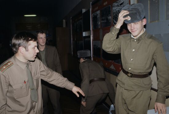 Reception point for deserters of Moscow Military District