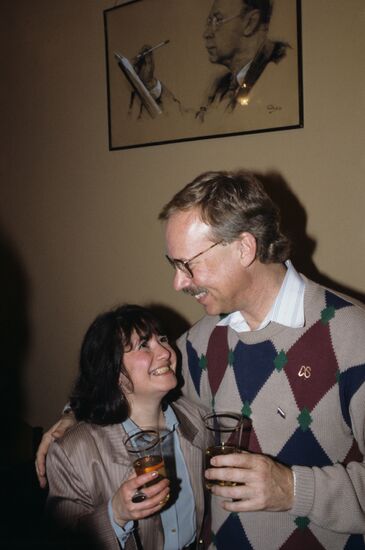 American jazz vibraphonist Gary Burton performs live in USSR