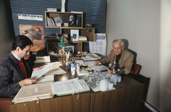 Genrikh Ivanitsky and Sergei Vorobyov, creators of Perftoran blood substitute