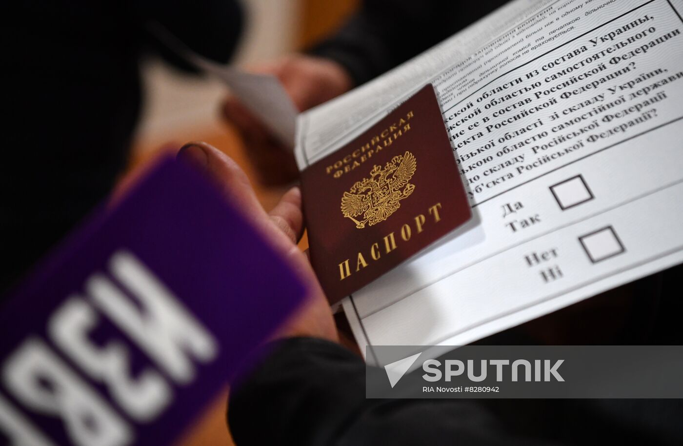 Ukraine Russia Joining Referendum