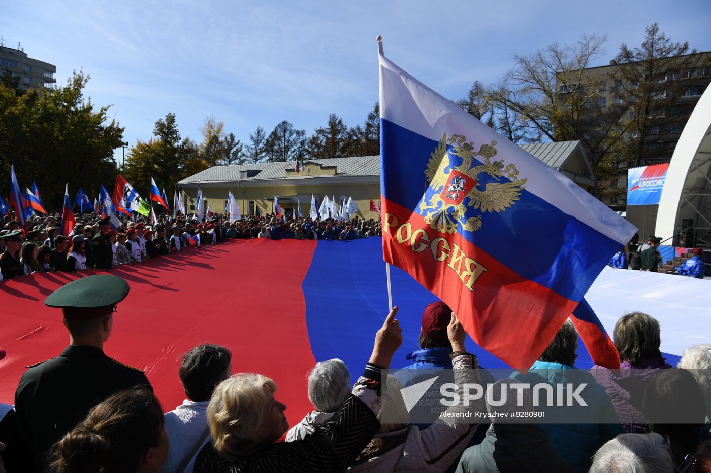 Russia Joining Referendum Regions Support Rallies