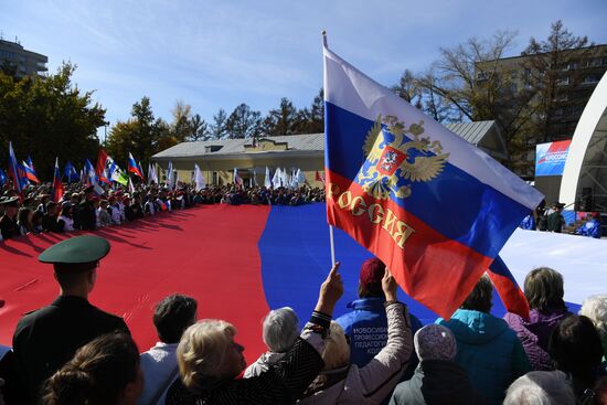 Russia Joining Referendum Regions Support Rallies