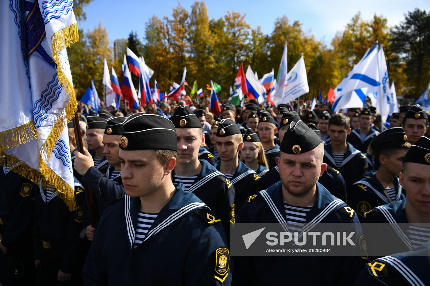 Russia Joining Referendum Regions Support Rallies