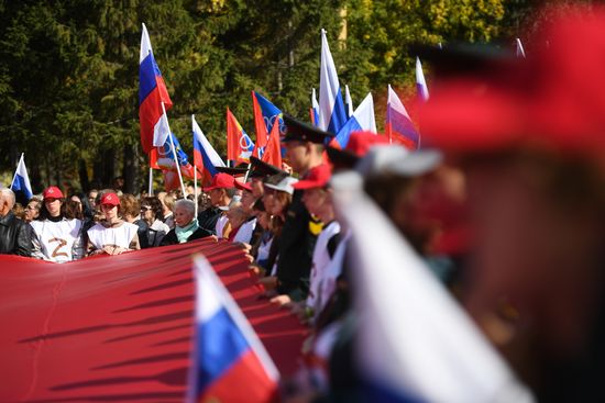 Russia Joining Referendum Regions Support Rallies