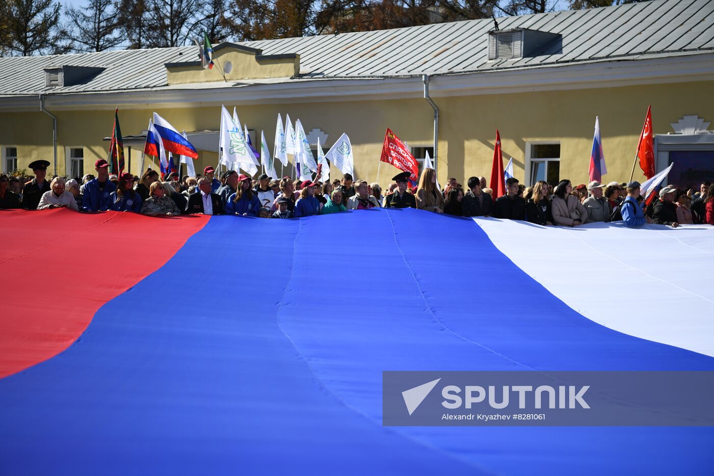 Russia Joining Referendum Regions Support Rallies