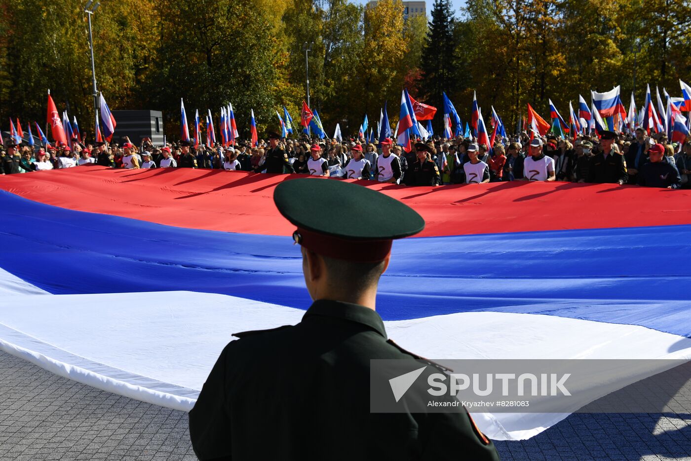 Russia Joining Referendum Regions Support Rallies
