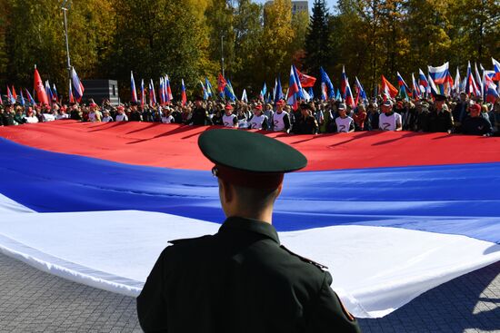 Russia Joining Referendum Regions Support Rallies