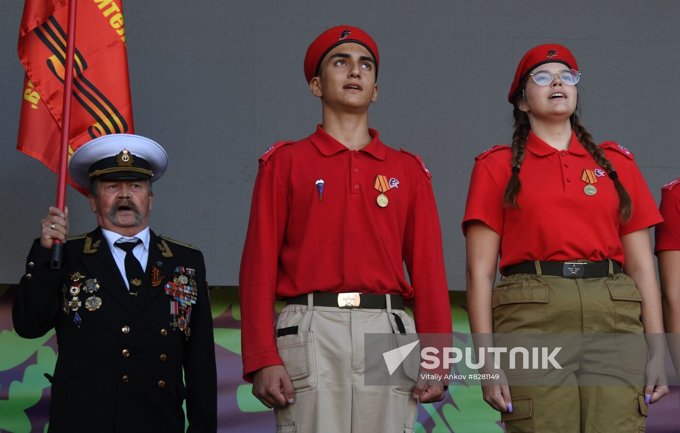 Russia Joining Referendum Regions Support Rallies