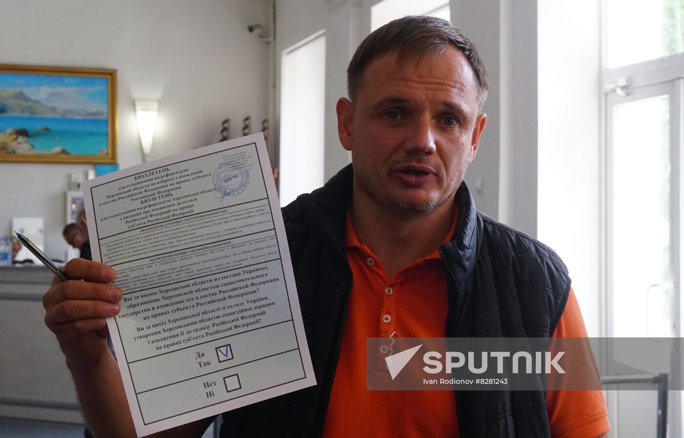 Ukraine Russia Joining Referendum