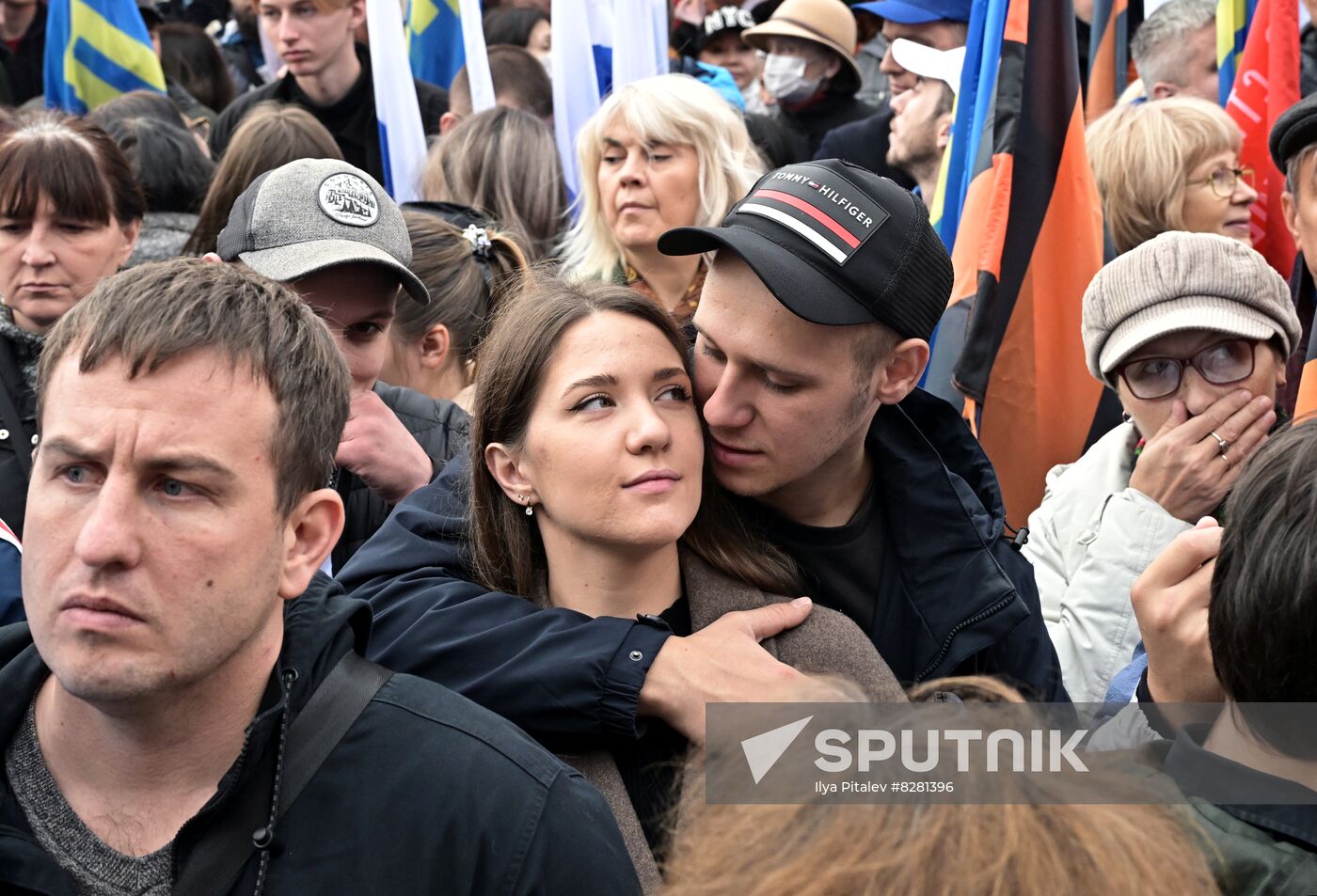 Russia Joining Referendum Support Rally