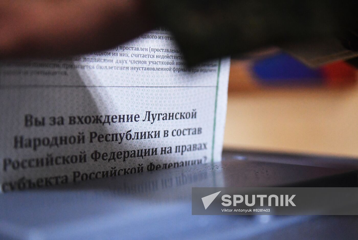 DPR LPR Russia Joining Referendum