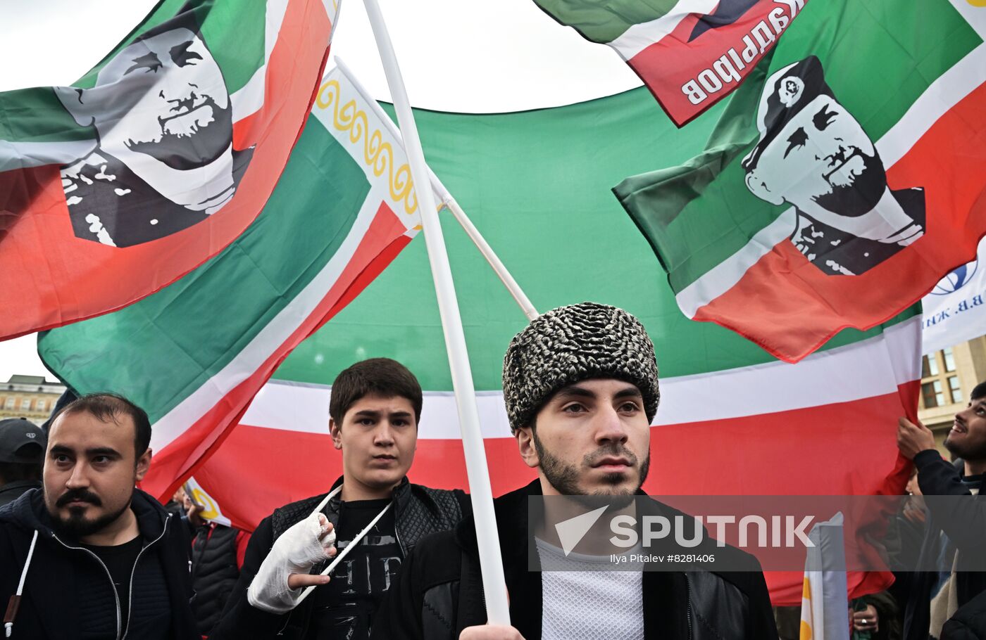 Russia Joining Referendum Support Rally