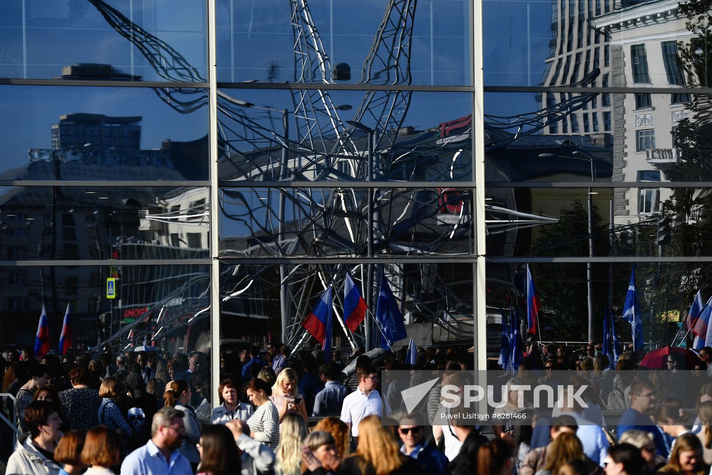 Russia Joining Referendum Regions Support Rallies